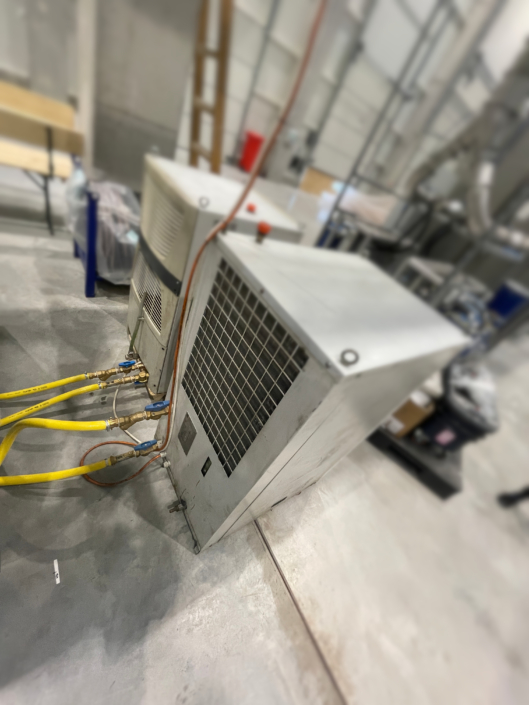 Ideiglenes hűtés telepítéshez